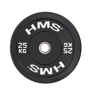 Olympisk bumpervægt 10-25 kg - sort - BBR - 25kg