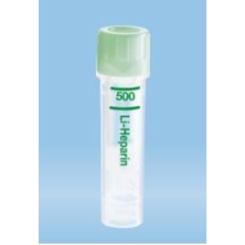 Kapillærrør Microvette - Li-heparin mørkegrøn - 100 stk.
