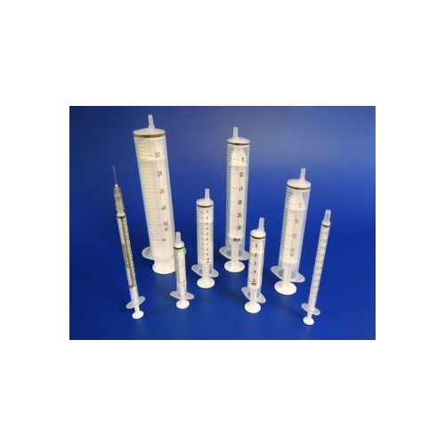 Spruta luer 3komp Codan – 10ml grad 0,5ml excent dubbel – 100 st