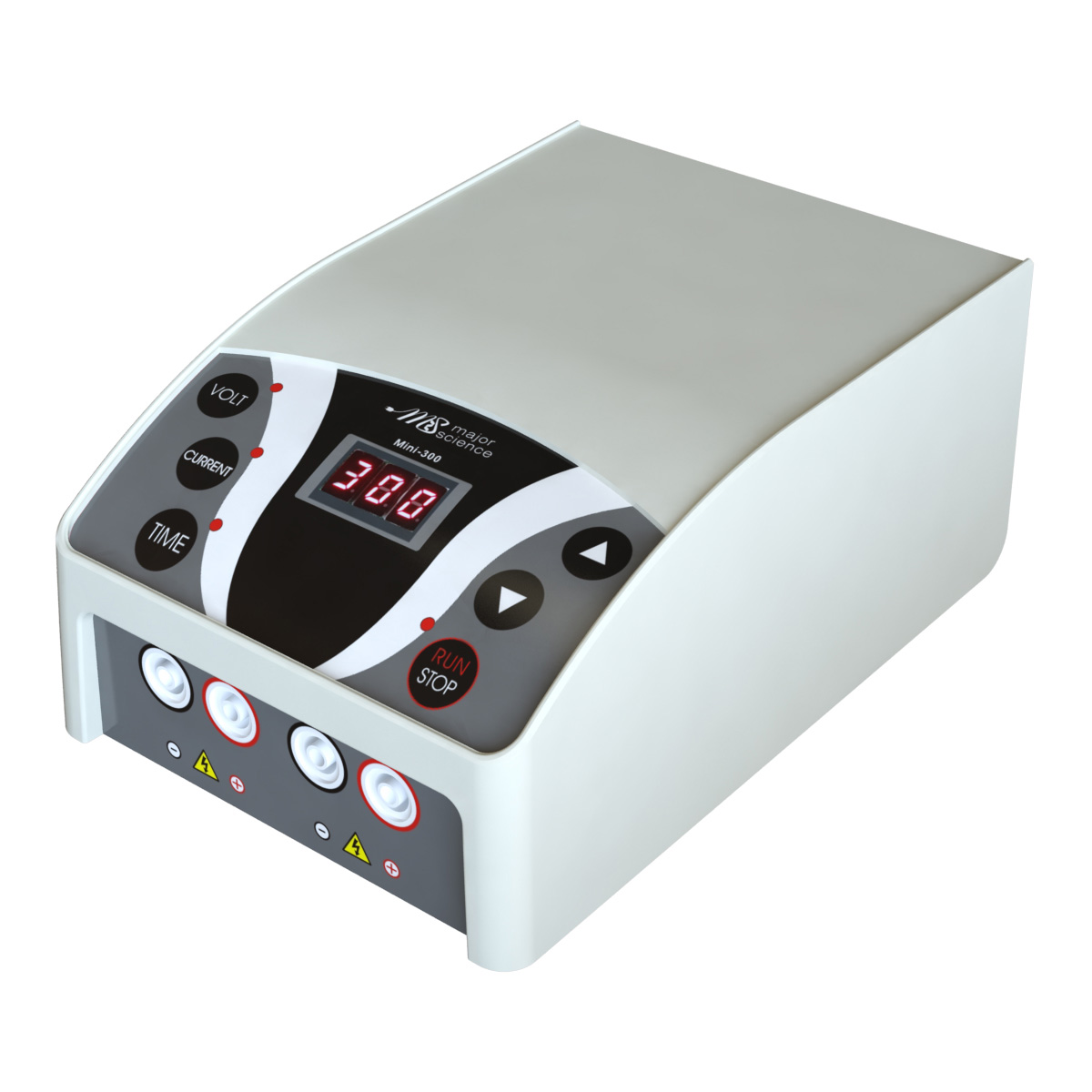 DC-strømforsyning 0-300 V 0-400 mA