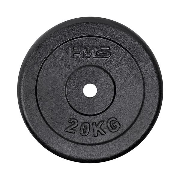 Vægtskive 10-20 kg - sort - TCZ - 20kg