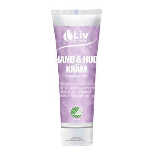 Hånd- og hudcreme LIV - 125 ml tube uparfumeret