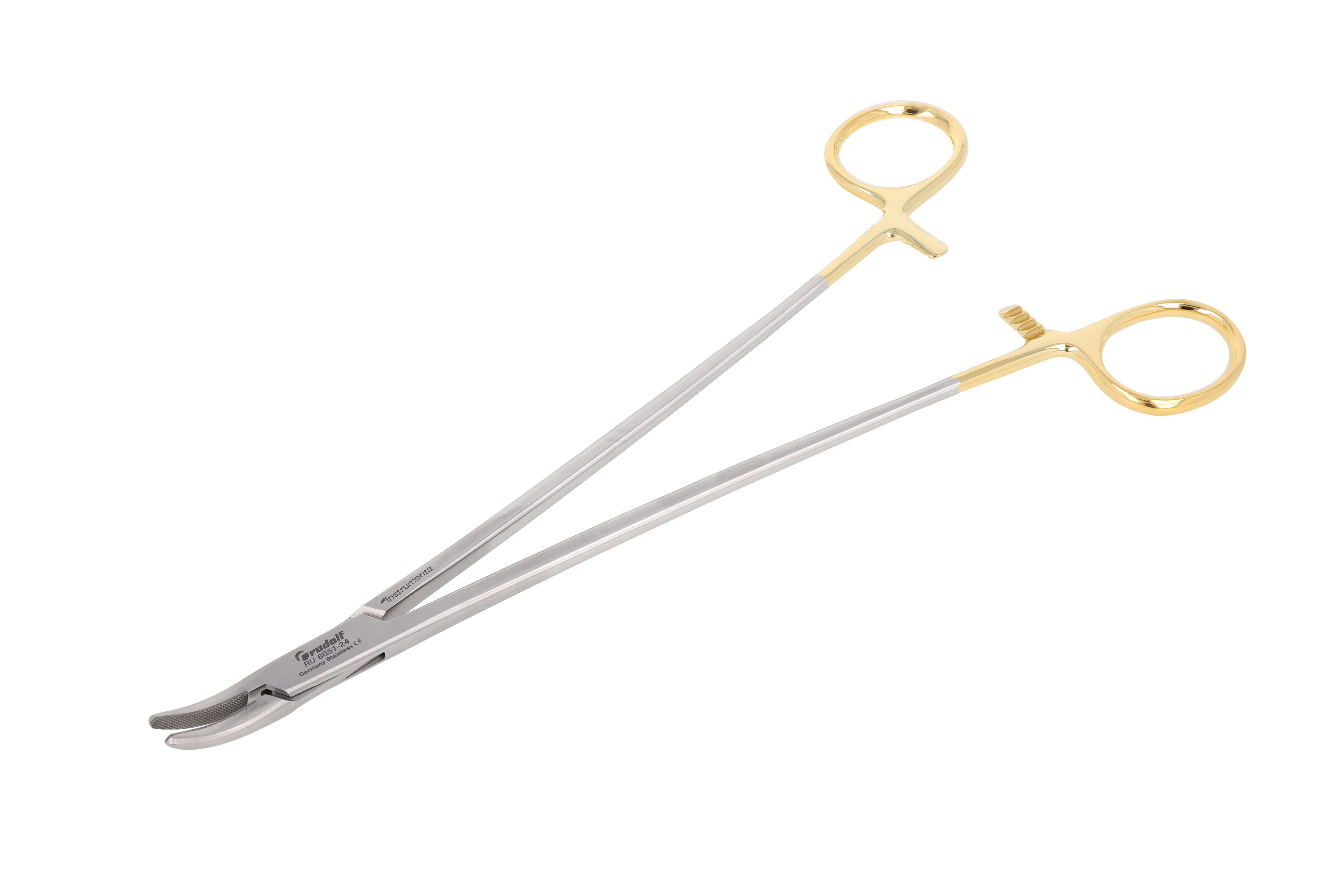 Hegar nåleholder med buet kæbe 26 cm med hårdmetalindlæg