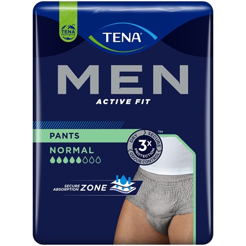 Inkontinensbeskyttelse til mænd alt-i-en bukser - TENA Men Pants Normal L/XL - 40 stk