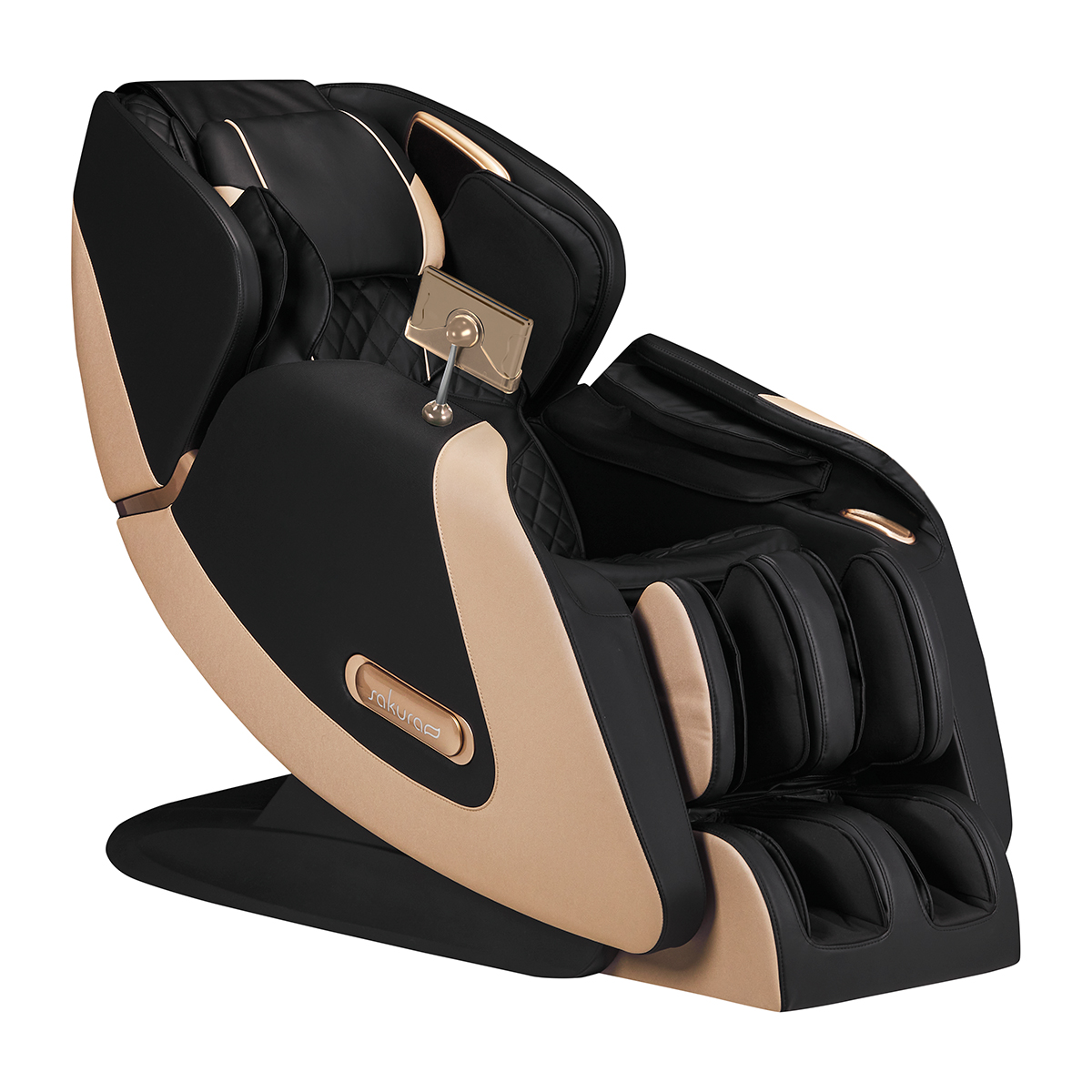 Sakura Luxury 808 massagefåtölj svart beige