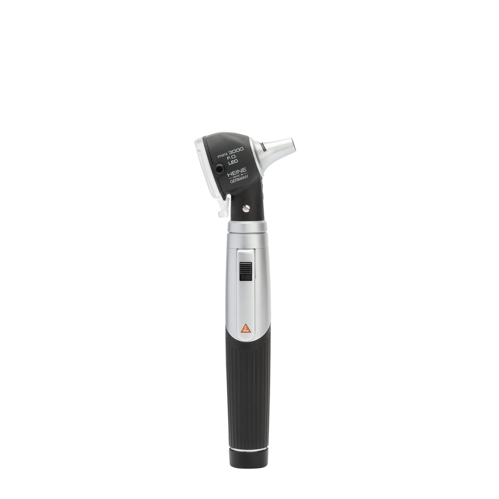 HEINE Mini 3000 LED F.O. Otoskop-Set mit Batteriegriff inkl. Batterien und Hartschalenetui