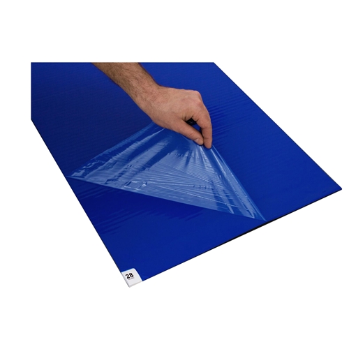 Kertakäyttöinen liimamatto EasiTex - 60x115cm 30 kerrosta sininen - 600 kpl