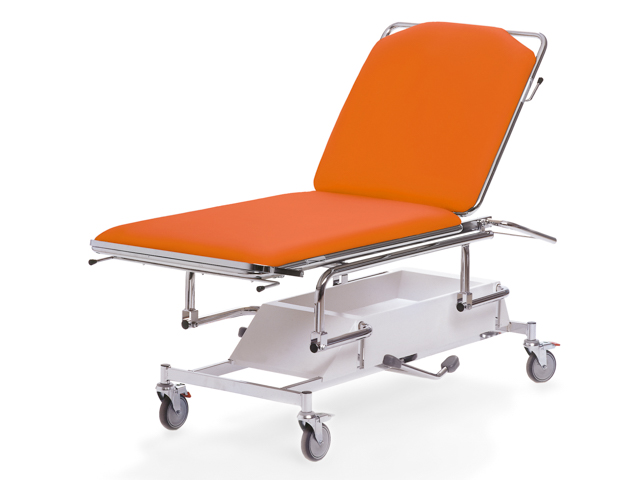 2-teilige hydraulische Untersuchungsliege - Orange 998