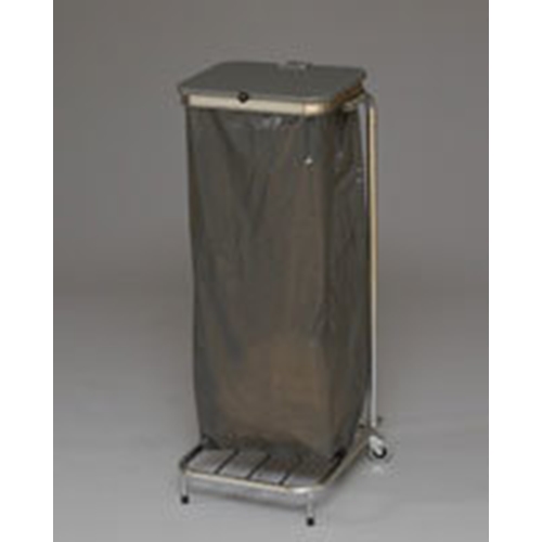 Affaldssæk i plast - 60L 550x900mm 50my grå - 250 stk