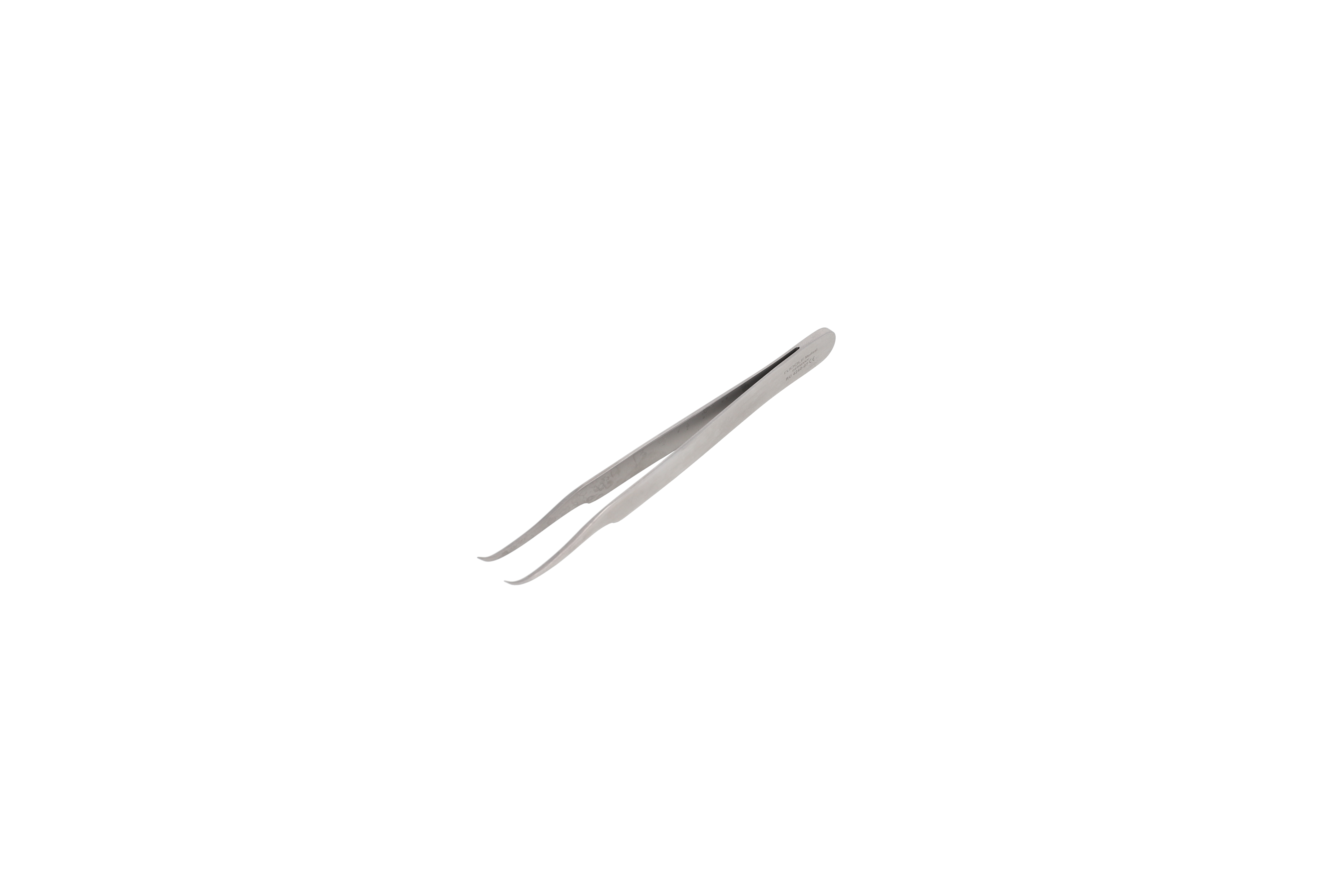 Uhrmacher-Pinzette 0,2 mm 11,5 cm mit gebogener Spitze
