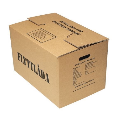 Flyttlåda för tunga flytt – 560x385x350mm brun