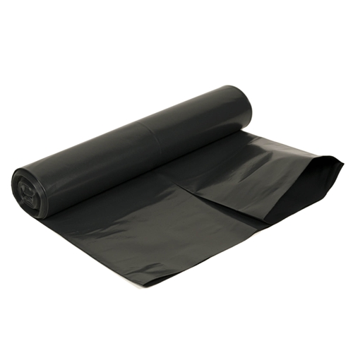 Affaldssæk LD-plast - 125L 750x1150mm 30my sort - 10 stk