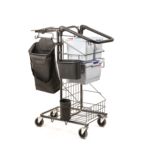 Siivousvaunu Vileda Micro - Ready-to-go sis. 2 sankoa 1 laatikko