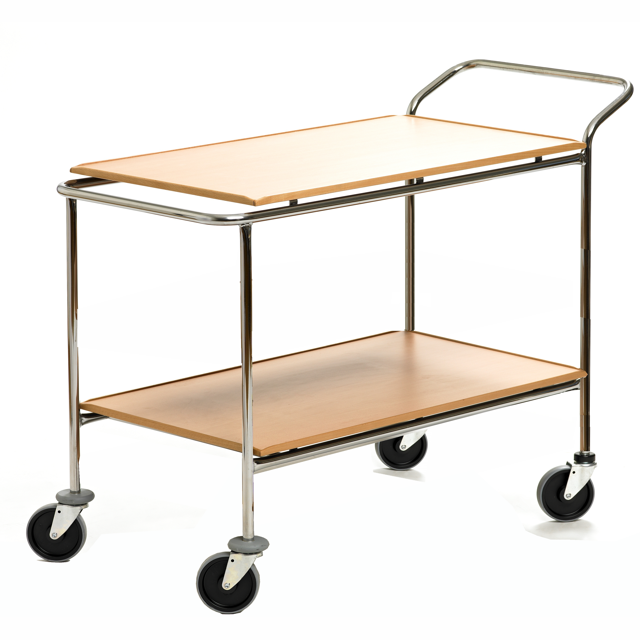 Serveringsvagn 2-plan laminat 95×55 cm