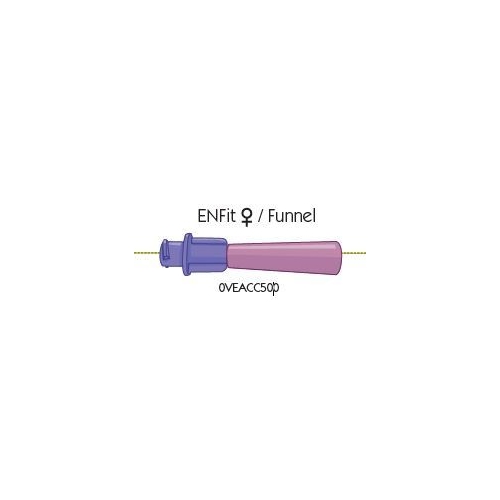 Adapter konformad/ENFit - Mellan spruta & ENFit sond - 50 st