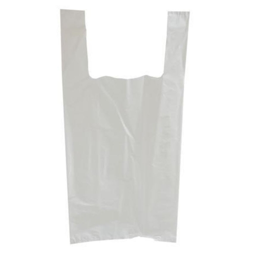 Affaldspose i LLD-plast med knytehåndtag - 30L 260/210x600mm 14my hvid - 25 stk.
