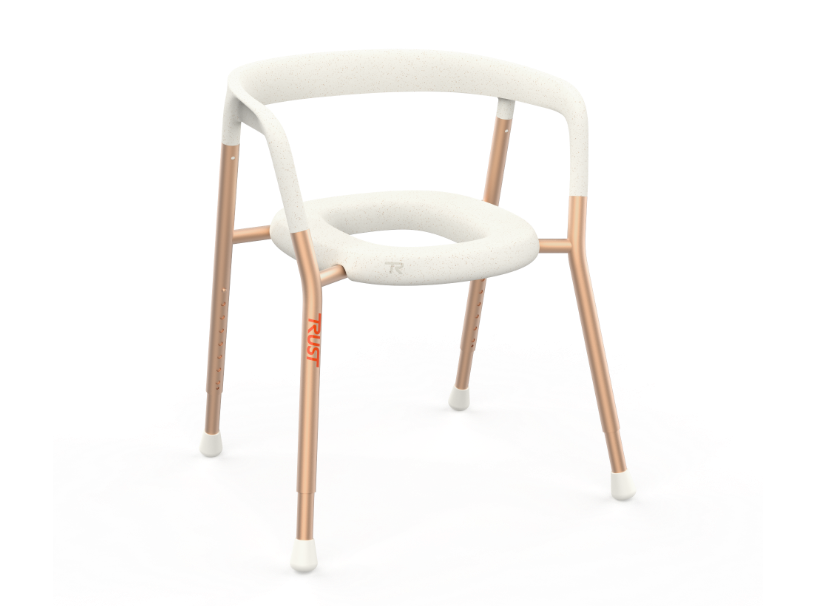 TrustCare - Let's Help Me hygiejnestol - Rose Gold
