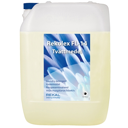 Flydende vaskemiddel Rekolex FL-14 - 10L uparfumeret Bra Miljöval