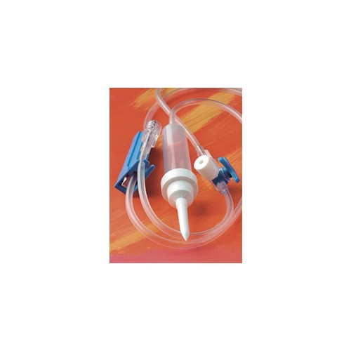 Infusionsaggregat utan luftning B86 GL – 190cm 3vkr Flowstop – 80 st
