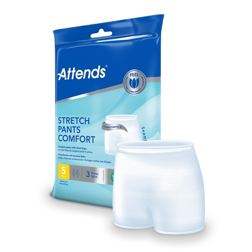 Fikseringsbukser med ben - Attends StretchPant Comfort S - 3 stk.