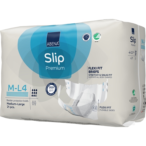 All-in-one-inkontinenssisuoja - ABENA Slip Flexi Fit M-L4 - 84 kpl