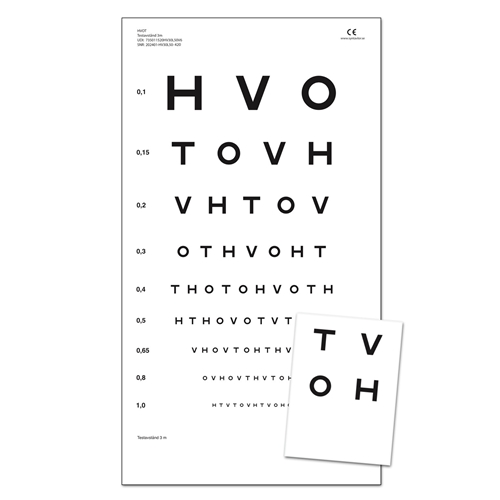 Synstavle HVOT Standard - 3 m til LED-belysningspanel