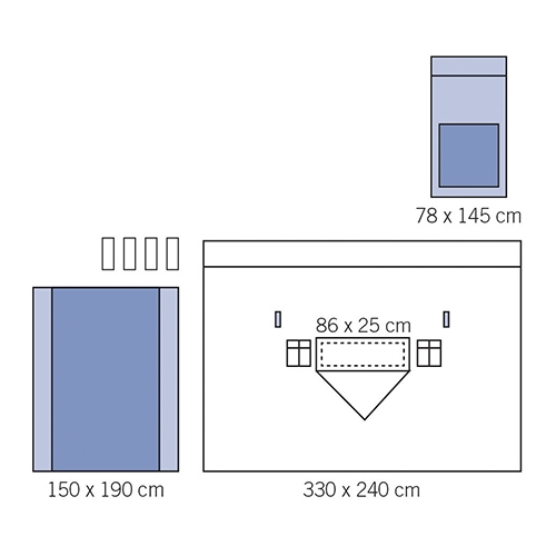 Evercare Vertikallaken-Set – großer Urinbeutel – 14 St.