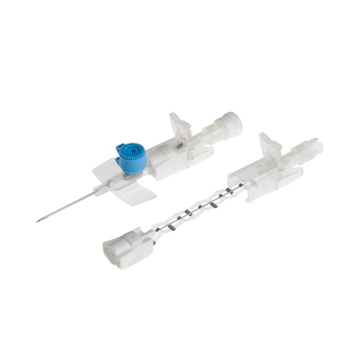 Infuusiokanyyli BD Venflon Pro Safety - 0,9x25mm 22G sininen portilla IF - 50 kpl