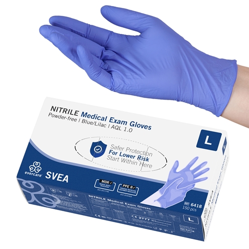 Nitrilhandschuhe Evercare PF - L Svea AQL 1.0 - 150 St