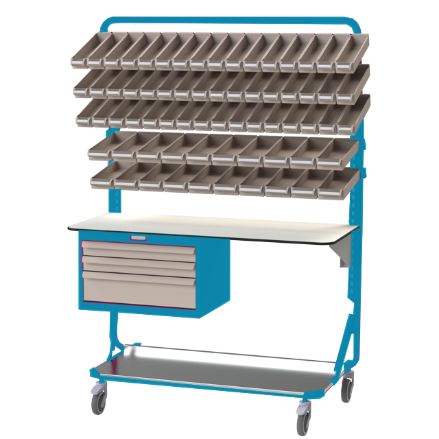Mobil Plockstation – Blå