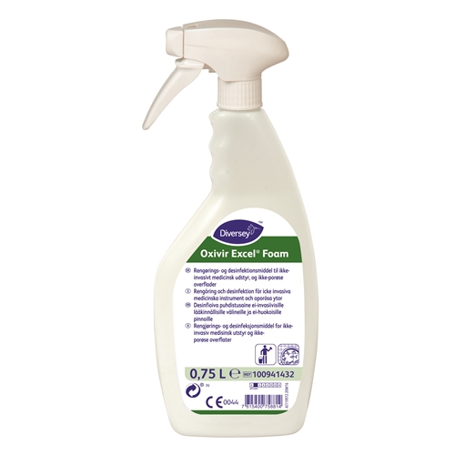 Overfladedesinfektion med brintoverilte - 750ml Oxivir Excel Foam Spray