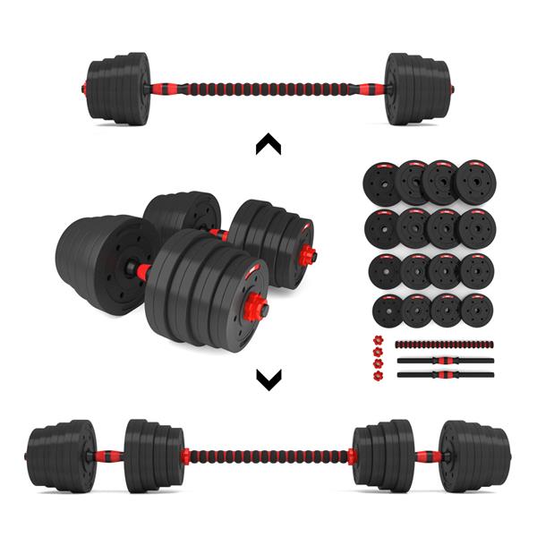 Adjustable barbell and dumbbell set 30 kg - SGP30