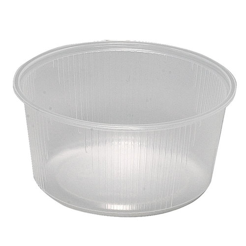 Kubek plastikowy PP okrągły - 250ml przezroczysty - 50 szt.