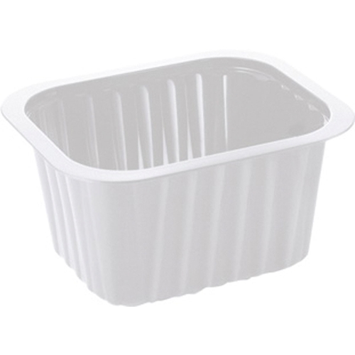 PP Duniform-form - 630ml 138x114x70mm 1-rum hvid - 276 stk.
