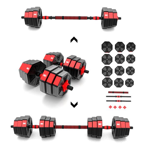 Adjustable bar and dumbbell set 20 kg - SGC20