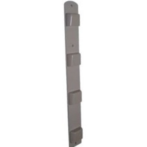 Dispenser hygiene rail for wall, excluding dispenser - vertical 4 holders excl. dispenser