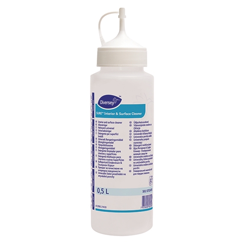 SURE-annostelupullo - 500 ml Interior&Surface Cleaner - 6 kpl