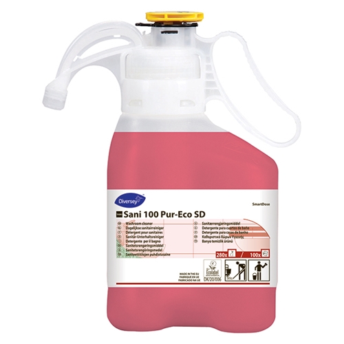 Sanitetsrengøring Sani 100 Pur-Eco - 1,4L parfumeret Ecolabel SD