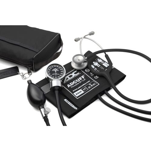 ADC Pro:s Combo III Taschen-Aneroid-Blutdruckmessgerät für Erwachsene mit Klinik-Stethoskop-Set