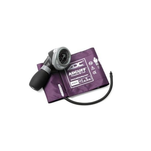 ADC Diagnostix 703 Palm Style Aneroid-Sphygmomanometer mit Adcuff Nylon-Blutdruckmanschette