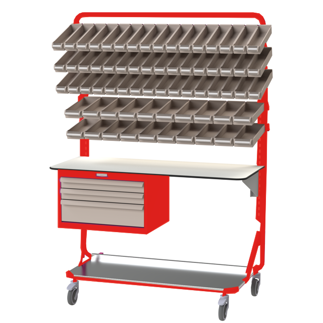 Mobil Plockstation – Röd