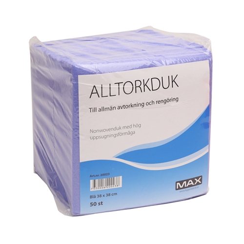 Damm/Alltorkduk MAX - 38x38cm blå 50-pack - 50 st