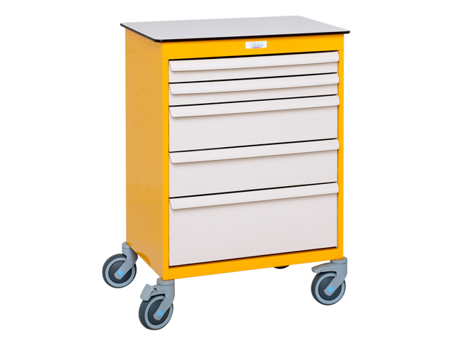 Mobil arbetsstation 1 block - Gul