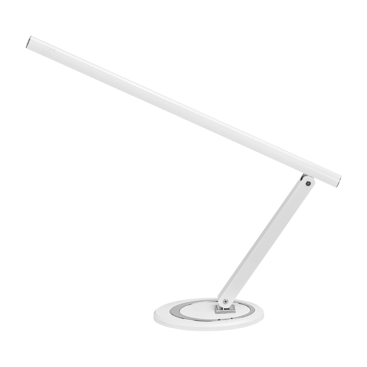Biała lampa biurkowa LED Slim All4Light