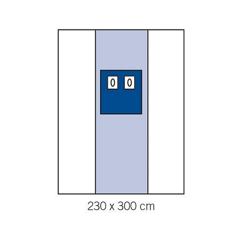 OP-Abdecktuch für Angiografie Evercare - 230x300cm - 30 St.