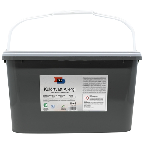 Kirjopyykin jauhemainen pyykinpesuaine PLS - 10 kg Allergia hajusteeton Joutsenmerkki