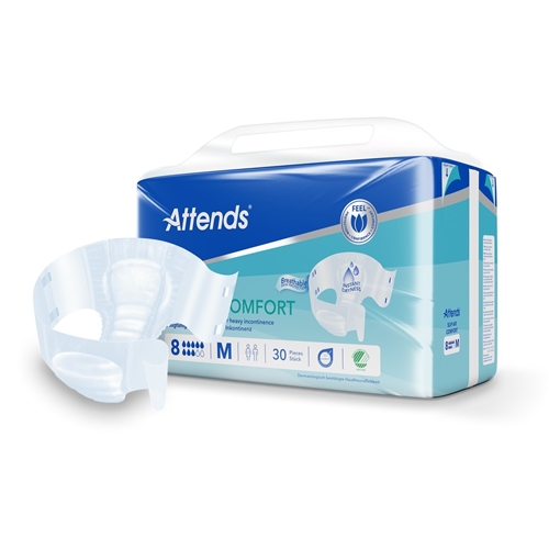 Inkontinenssisuoja all-in-one - Attends Slip Air Comfort 8 M - 120 kpl