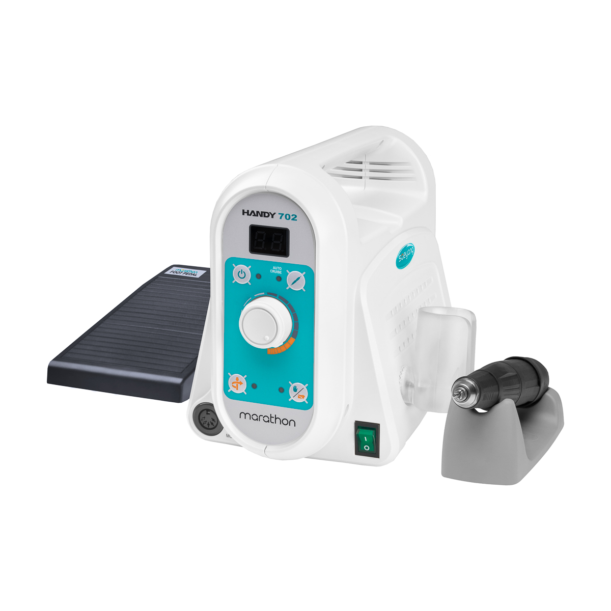 Saeyang Marathon Handy 702 tandpolermaskin + S40-FS60N handstycke mikromotor
