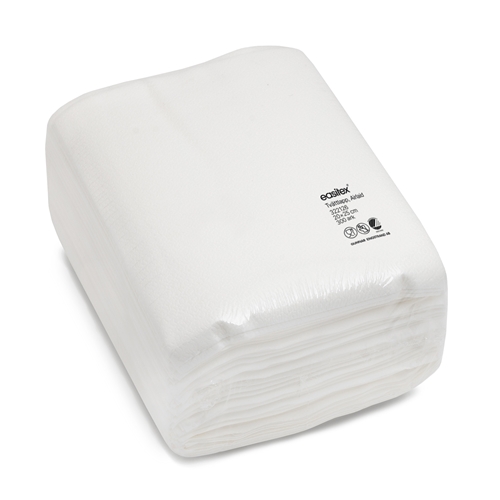 Papier-Waschlappen 1L EasiTex - 20x25cm weiß glatt Svanen - 300 St.
