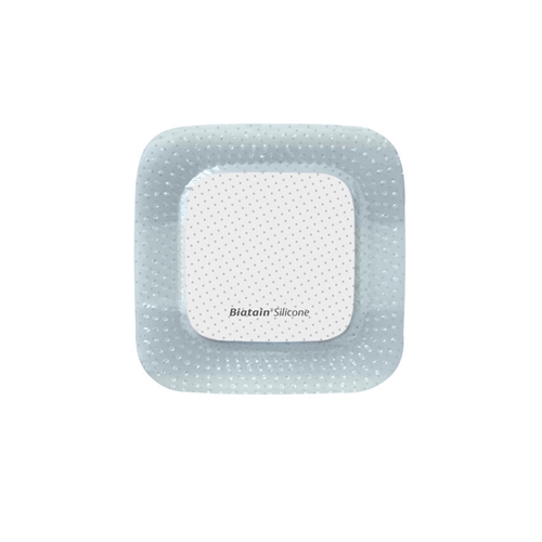 Opatrunek piankowy z silikonem Biatain Silicone - 7,5x7,5 cm Border - 10 szt.